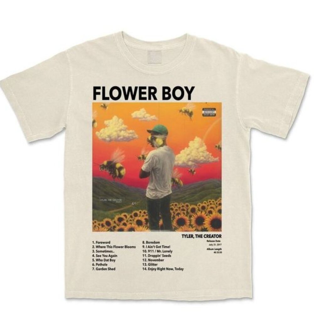 Flower Boy Tyler The Creator Retro Album T-Shirt For Fan